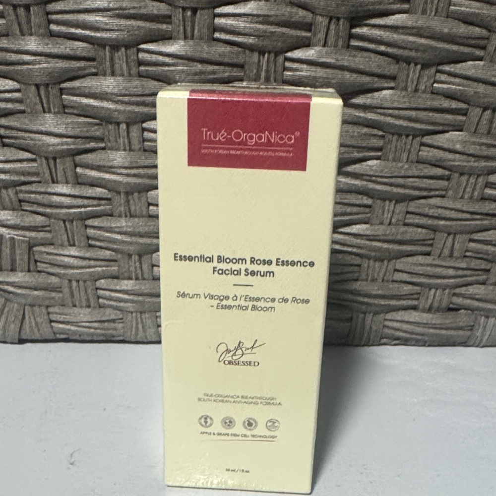 True-Organica Essential Bloom Rose Essence Facial Serum- Korean Skin Care- Lux